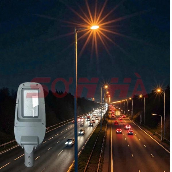 Đèn đường LED SH-D24 đồng hành cùng bạn