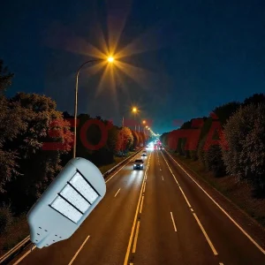 Đèn đường LED SH-D38 chiếu sáng đường cao tốc