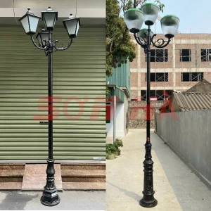 Cột đèn trang trí 4 bóng