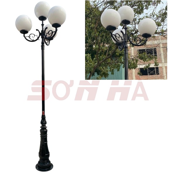 DC-06, loại cột 4 bóng sử dụng phổ biến nhất