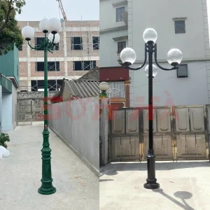 Cột đèn trang trí 4 bóng