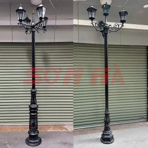 Cột đèn trang trí 4 bóng