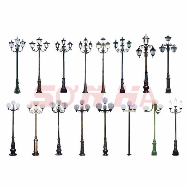 Cột đèn trang trí cổ điển