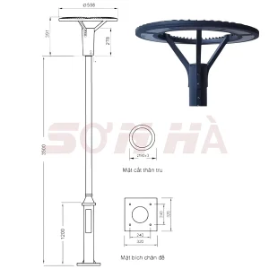 Cột đèn trang trí SH-DSV24