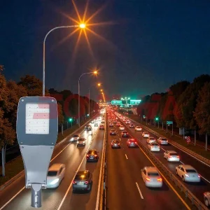 Đèn đường LED SH-D23 chiếu sáng đường cao tốc