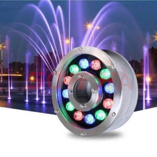 Chiếu sáng cảnh quan cùng đèn âm nước bánh xe - chiếu sáng Sơn Hà